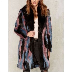 Nasty gal Collection Faux Fur Coat